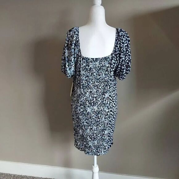 LaMamba Live to be Spoiled Juniors Dress Sz XXL Black Floral - Picture 3 of 12
